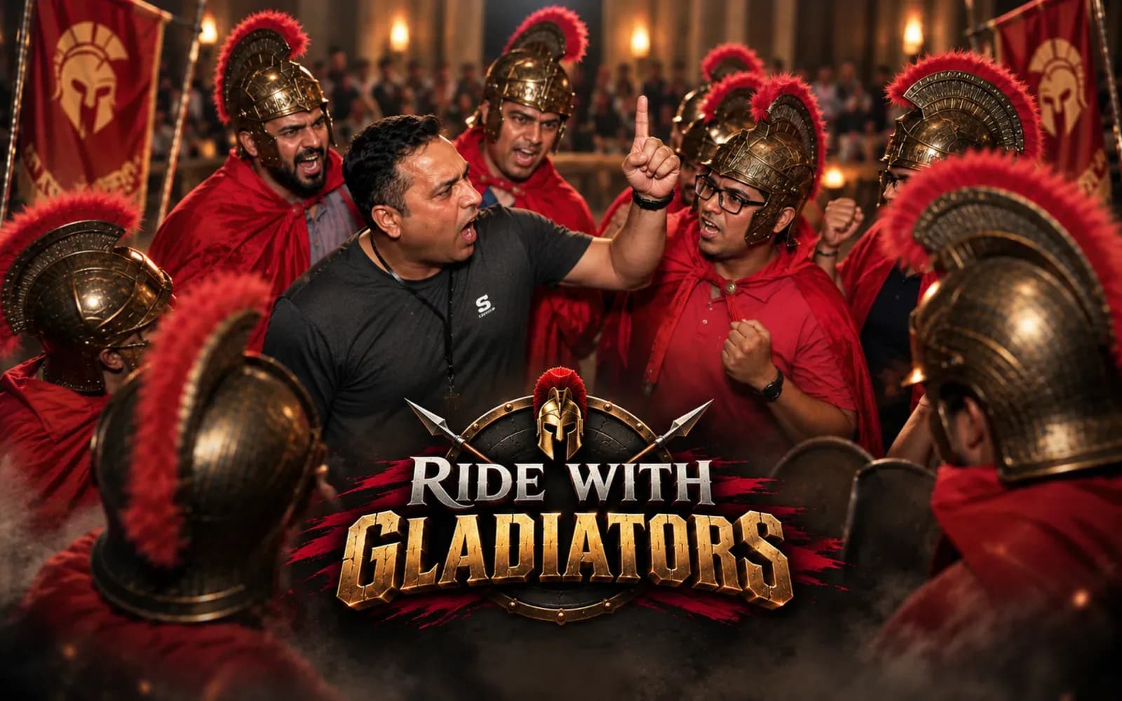 Ride with Gladiators team building activity by Team Builders India